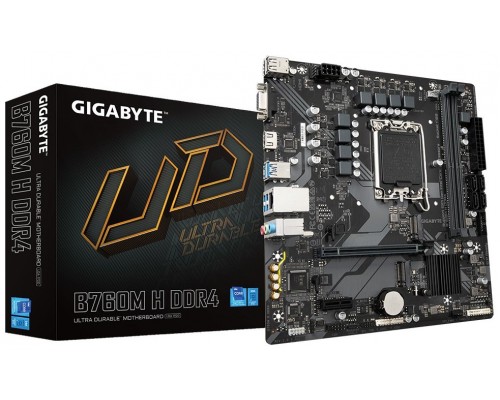 PLACA BASE GIGABYTE B760M H DDR4 1.0 LGA 1700 MICRO ATX GEN 12 13 14